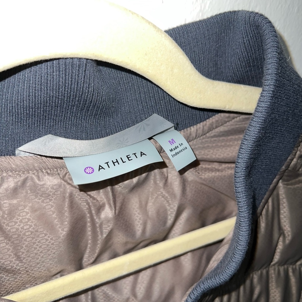 Athleta Dobby Down Bomber Jacket - image 3